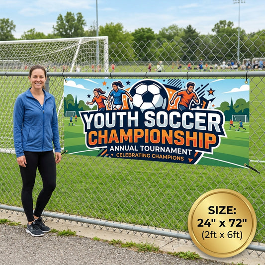 2 × 6 ft Custom Vinyl Banner